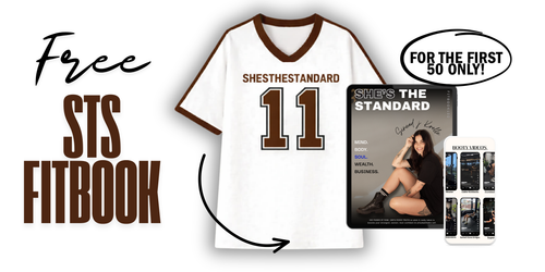 She's The Standard Jersey + FREE FITbook (first 50 only!)